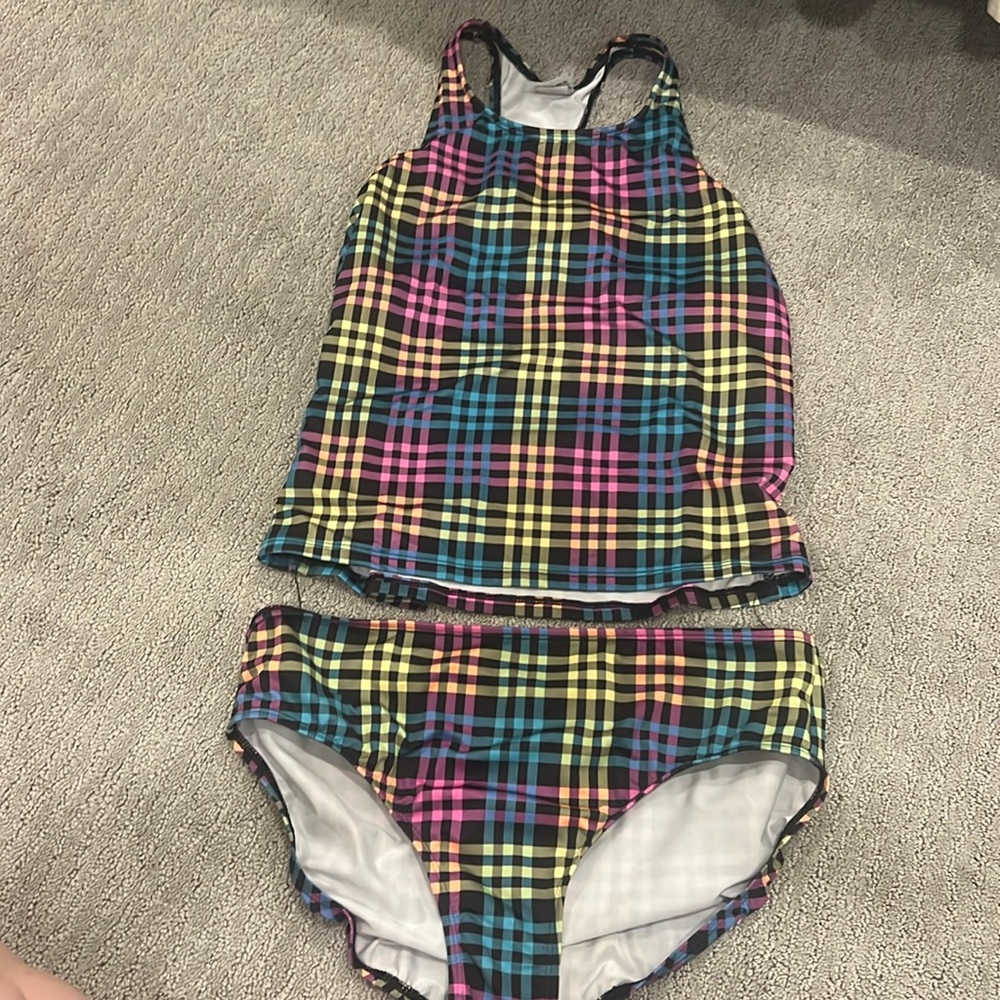 Lands end girls tankini